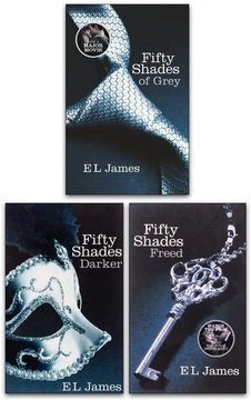 Fifty Shades Series 3 Books Collection Set by E.L. James