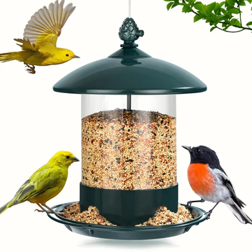 Gbekery Metal Bird Feeders for Outdoors Hanging
