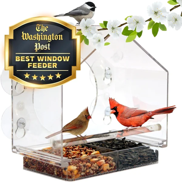 Nature Anywhere Window Bird Feeder