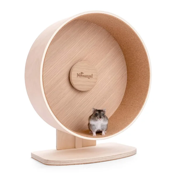 Niteangel Wooden Hamster Exercise Wheel: