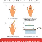 Hematite Black Wire Wrapped Ring,  Gothic Gemstone Jewelry, Handmade Boho Statement Rings - Image 7