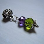 Scottish Thistle Bracelet Charm, Flower of Scotland, Mother's Day Gift, Handmade, European Pandora Style - Image 2