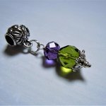 Scottish Thistle Bracelet Charm, Flower of Scotland, Mother's Day Gift, Handmade, European Pandora Style