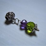 Scottish Thistle Bracelet Charm, Flower of Scotland, Mother's Day Gift, Handmade, European Pandora Style - Image 3