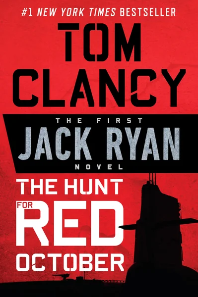 The Hunt for Red October by Tom Clancy book cover