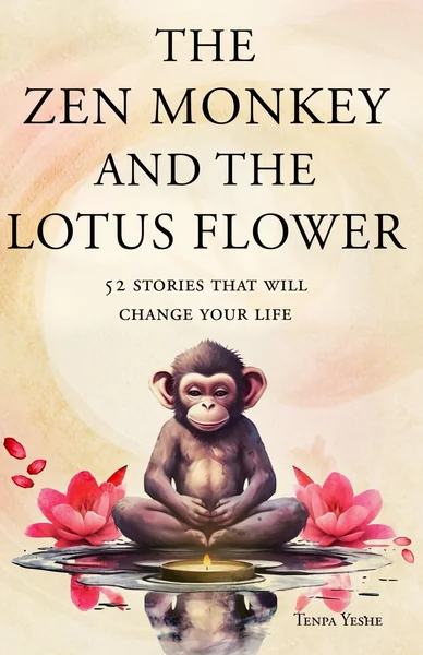 The Zen Monkey and the Lotus Flower by Tenpa Yeshe book cover