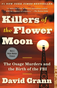 Killers of the Flower Moon by David Grann book cover