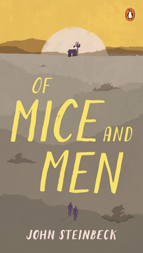 Of Mice and Men by John Steinbeck book cover
