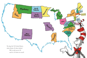 Sing the 50 United States! by Dr. Seuss book cover