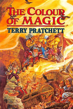 The Colour of Magic by Terry Pratchett book cover