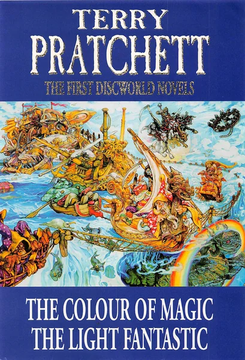 The Colour of Magic and The Light Fantastic by Terry Pratchett