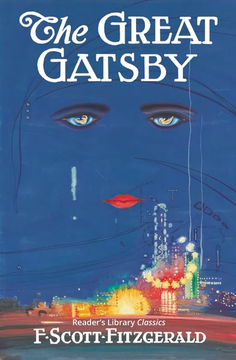 The Great Gatsby by F. Scott Fitzgerald book cover