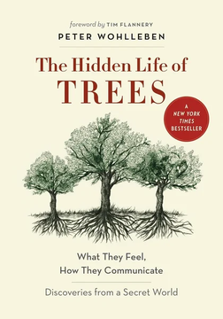 The Hidden Life of Trees by Peter Wohlleben book cover