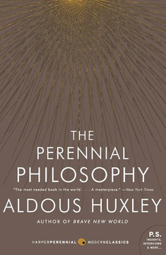 The Perennial Philosophy by Aldous Huxley book cover