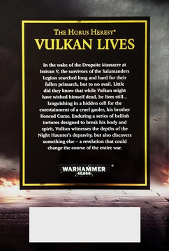 Vulkan Lives by Nick Kyme book cover