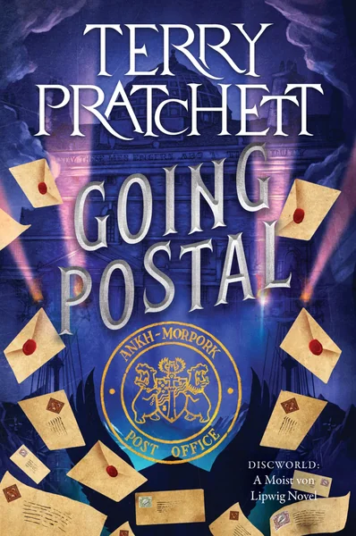 Going Postal by Terry Pratchett book cover
