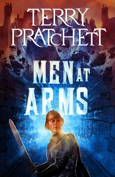 Men at Arms by Terry Pratchett book cover