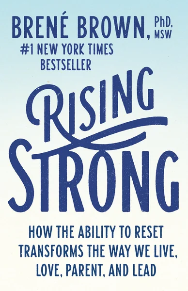 Rising Strong by Brené Brown book cover
