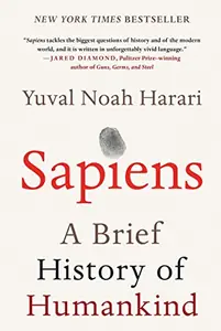 Sapiens: A Brief History of Humankind by Yuval Noah Harari book cover