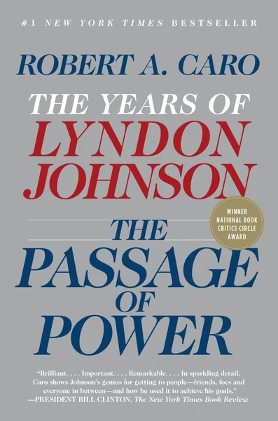 The Passage of Power by Robert A. Caro book cover