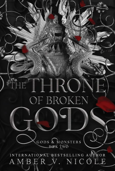 The Throne of Broken Gods by Amber V. Nicole book cover