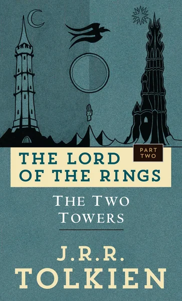 The Two Towers by J.R.R. Tolkien book cover